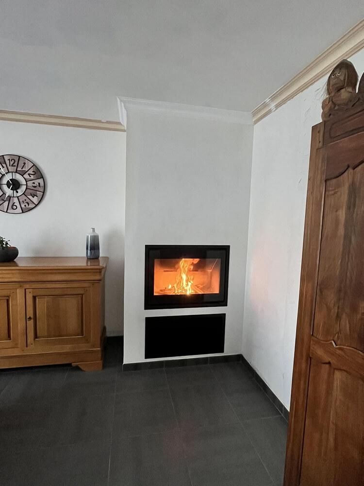 Cheminée foyer fermé