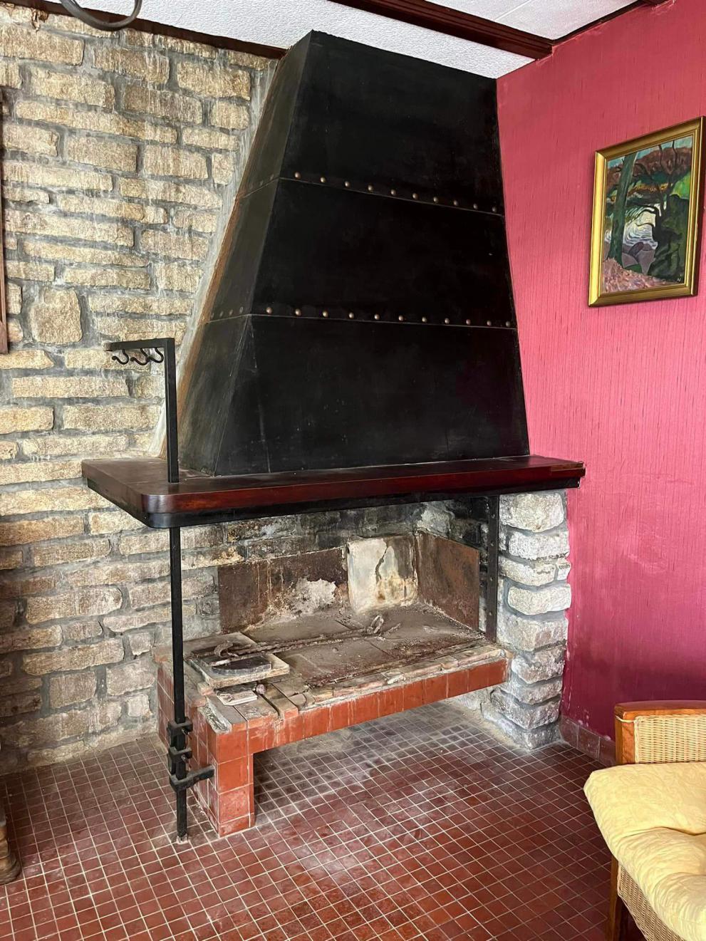 Cheminée foyer ouvert