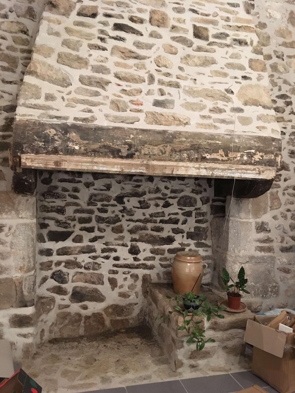 Pose d'une cheminée