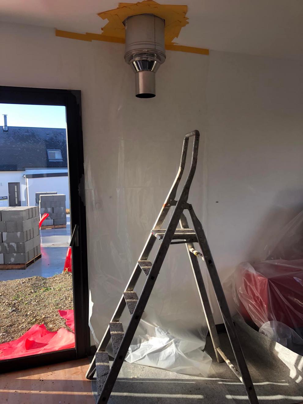 Pose d'un poêle à Pleuven Pose d'un poêle à Pleuven