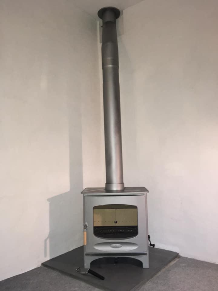 Pose d'un poêle