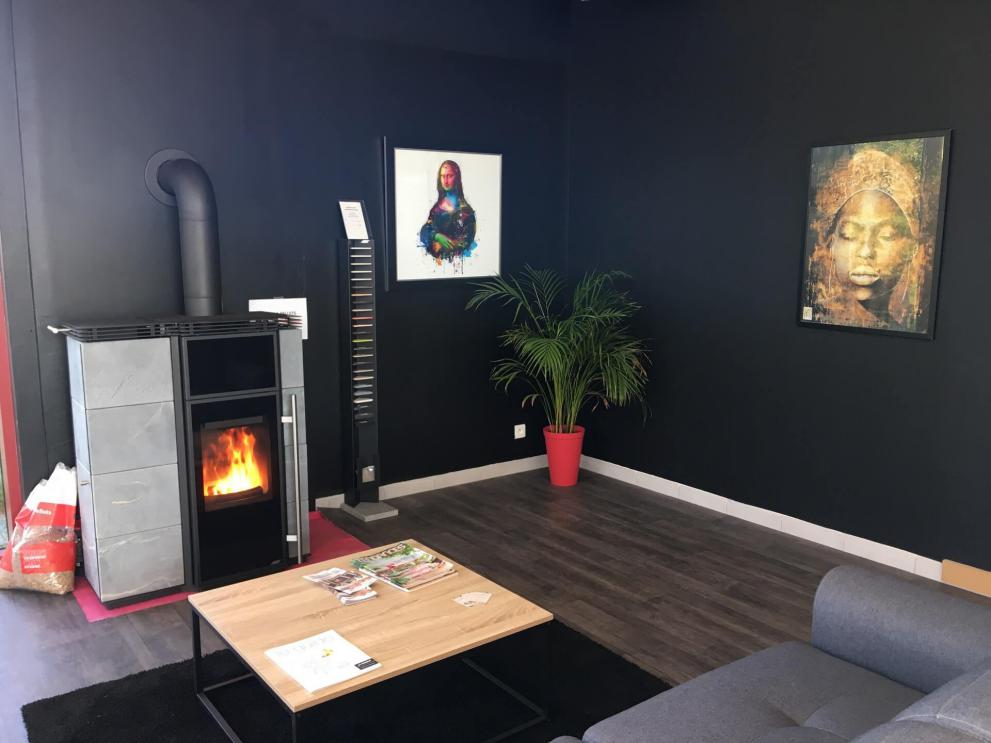 Pose d'un poêle à pellets Pose d'un poêle à pellets