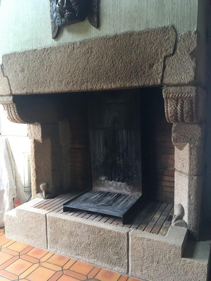 Pose d'une cheminée à Fouesnant