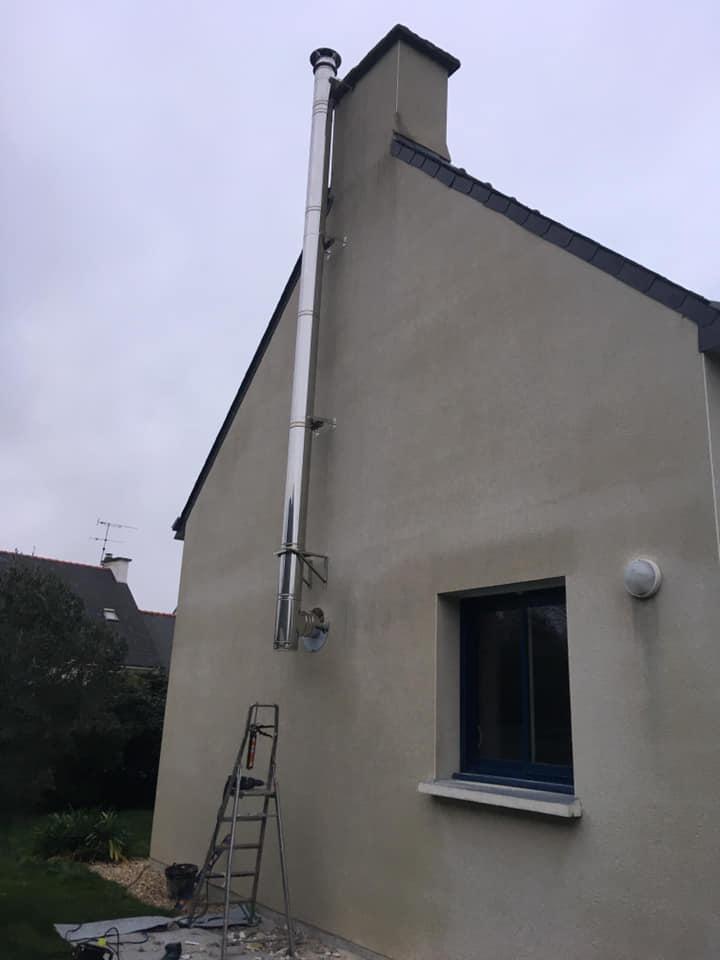 Pose d'un conduit