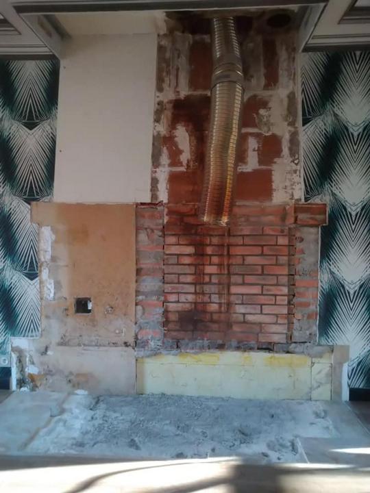 Remplacement d'une cheminée à Plomelin
