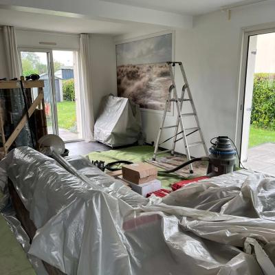 Pose d'un poêle à Fouesnant